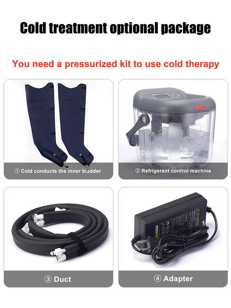 Athlete Relief Muscle Fast Recover Cryotherapy Leg Foot Calf Massager Machine